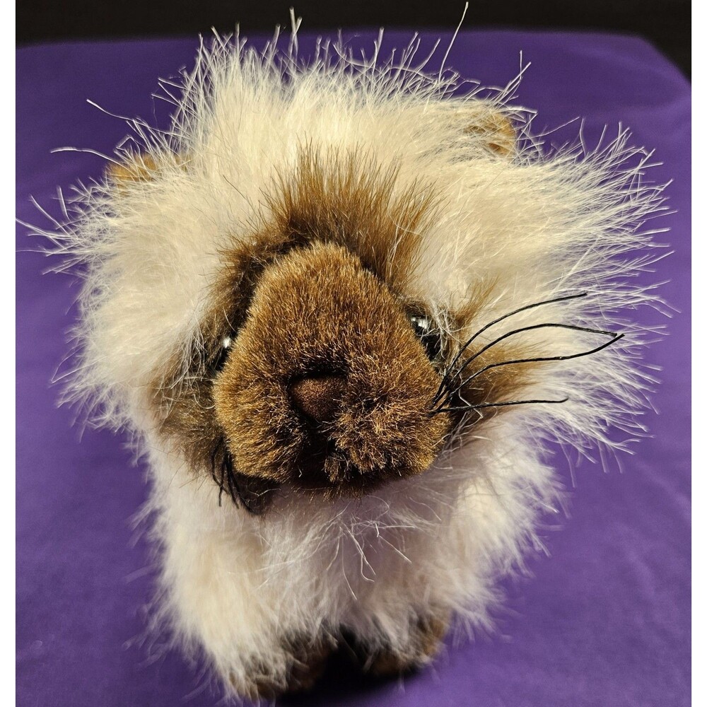 Ganz Himalayan Toy Cat Stuffed Animal Plush  Blue Eyes Long Fur Webkinz
